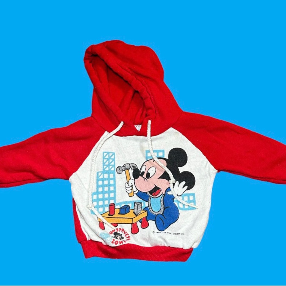 Vintage 1984 Baby Mickey Sweatshirt.
